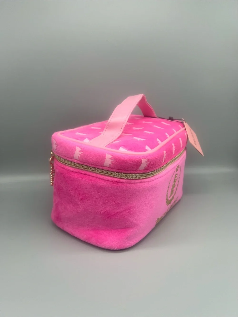 Juicy couture velour cosmetics bag
